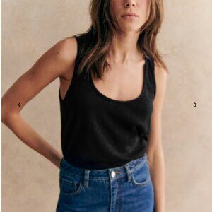 Sezane- preloved black tank top size L